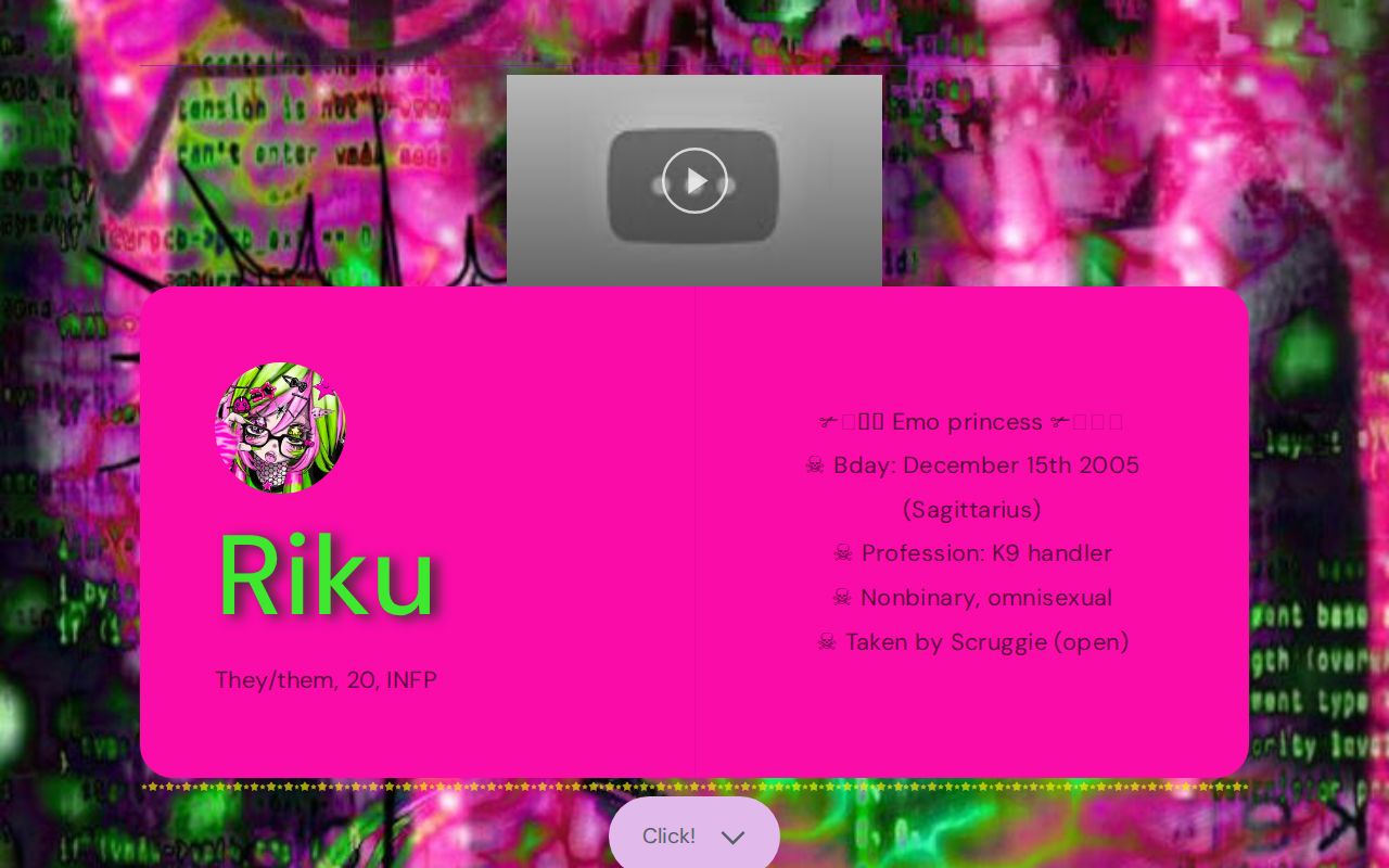 Carrd profile picture for @riku123